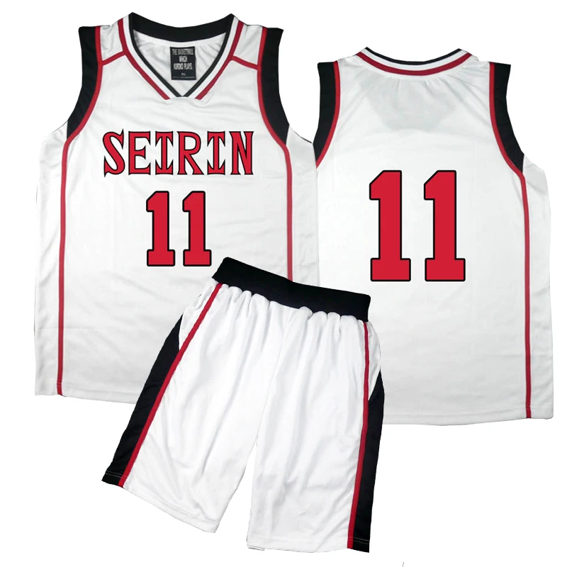 Костюм для косплея Аниме Kuroko no Basuke спортивная одежда SEIRIN школьный баскетбол