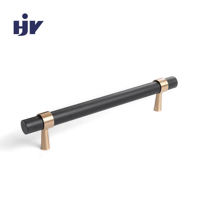 Fashion Furniture Knobs Handle Black Gold Antique Brass Cabinet Pulls Closet Warbrobe Handles Drawer Button 128mm Handles