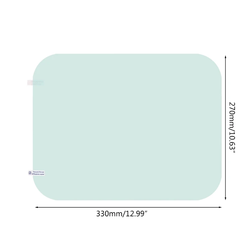 

Car window glass Anti-Fog Film Rainproof film Waterproof Steam Anti-Fogging Patch Clear Protective Sticker