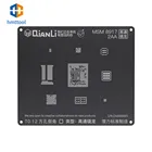 Трафарет QIANLI 3D BGA, стальная сетка для Android Qualcomm EMMC MTK SDM MSM, Оловянное местоположение для посадки, черный сетчатый шаблон