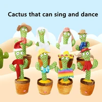new christmas dancing sing cactus electron talk funny twist plush doll musical toys for children soft decoration party gifts