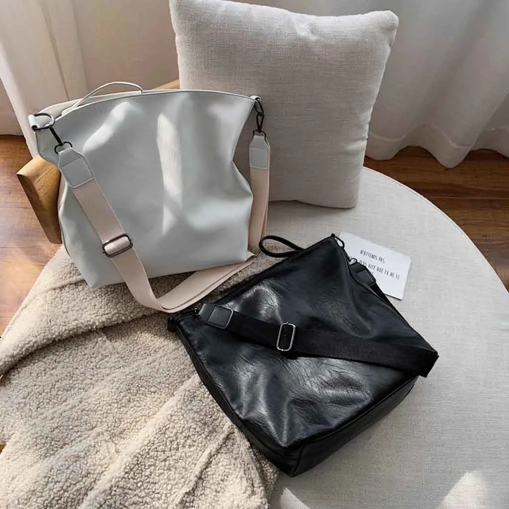 Вместительные женские сумки Lager из искусственной кожи 2019 простые наплечная