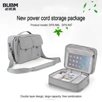 bubm double layer electronics organizer travel cable cord shoulder bag electronics accessories storage bag gadget gear cases