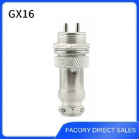 cixiycx 1set gx16 2345678910 pin male female 16mm circular aviation socket plug wire panel connector back nut type