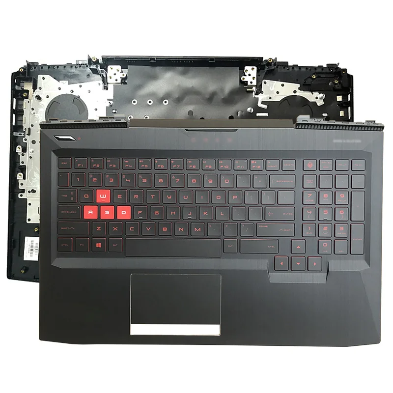 NEW Original For HP OMEN 3 15-CE 15-CE002TX TPN-Q194 US Backlight keyboard Touchpad 929479-001 Palmrest Upper Case