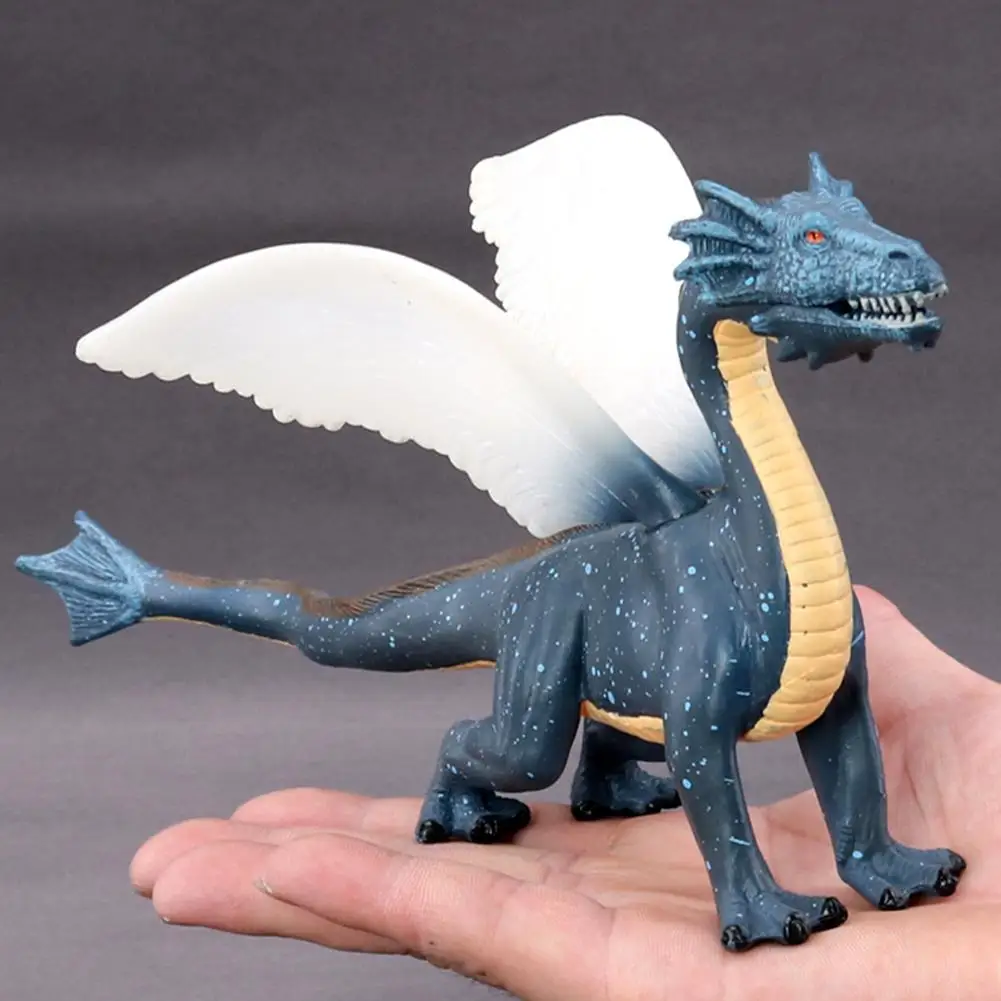 Новый Fly синий рисунок динозавр модель игрушки дракона коллектор Декор детские