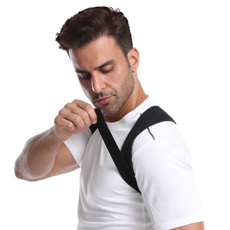 

1Pc Posture Corrector Adjustable Upper Back Brace for Clavicle to Support Neck Back Shoulder.