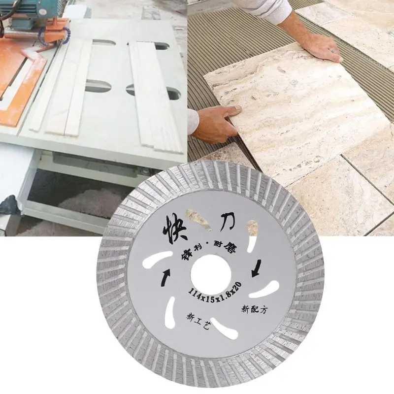 

105mm 4inch Ultrathin Diamond Turbo Circular Saw Blade Ceramic Tile Granite Cutter Disc Cutting Tool