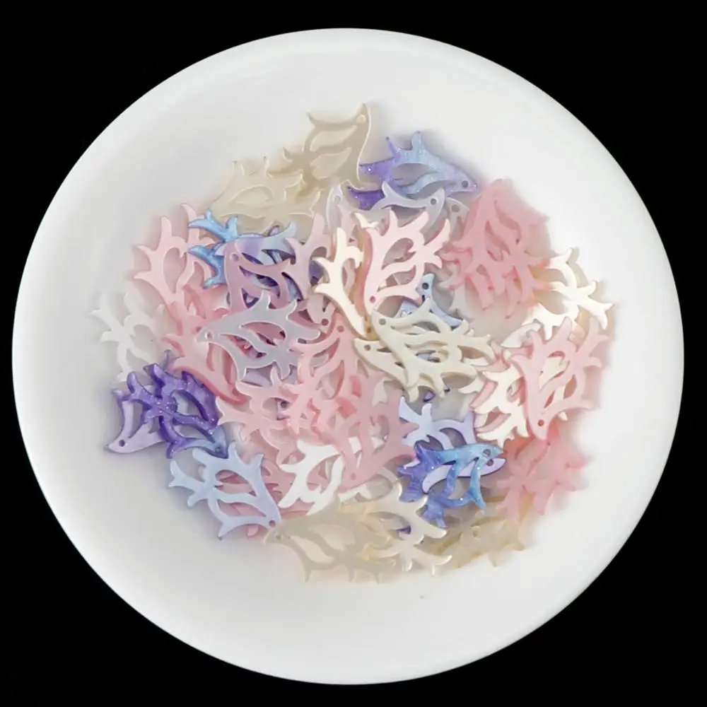 12 шт. красивые уксусная кислота доска рога с одним отверстием бисера для