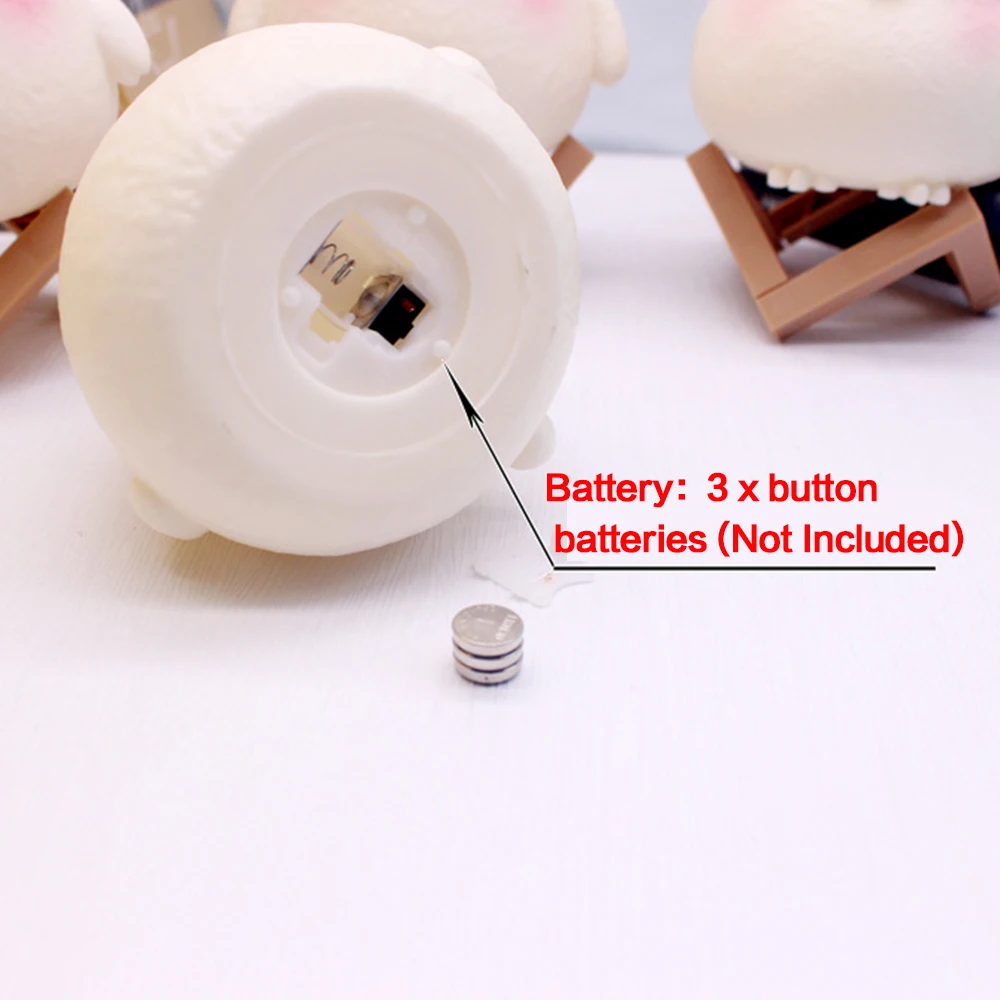 

Cute LED Night Light Cartoon Rabbit Pig Bird Bear Night Lamp Home Decor Best Gifts for Children Bedroom Bedside Lamp