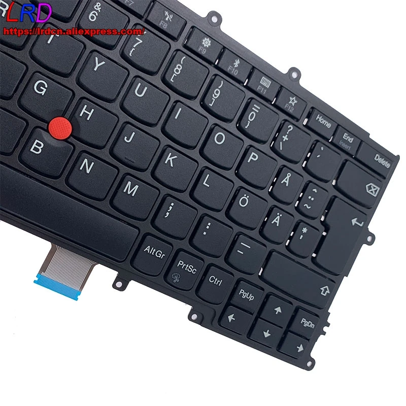 Новая Оригинальная шведская финская Клавиатура для ноутбука Lenovo Thinkpad X270 A275 X240 X250