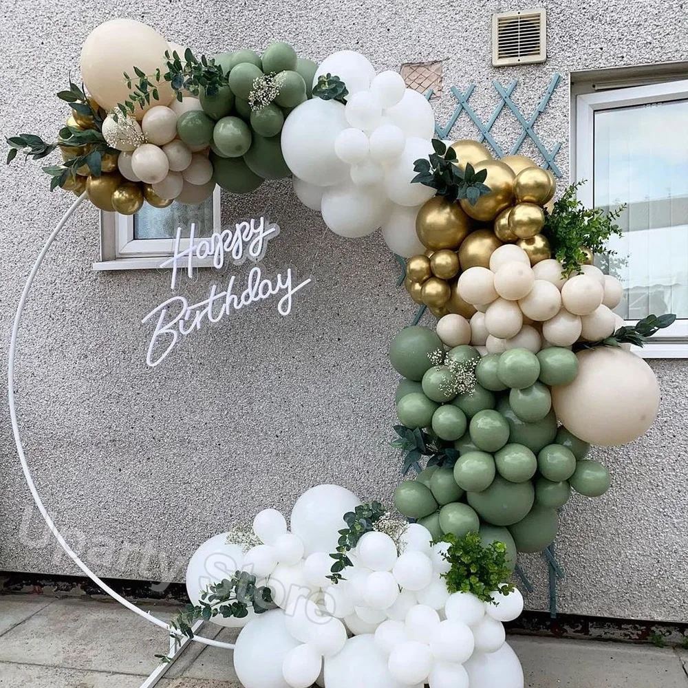 100Pcs White Sand Latex Balloons 5/10/12/18inch Retro Birthday Wedding Party Baby Shower Kids Air Globos | Дом и сад
