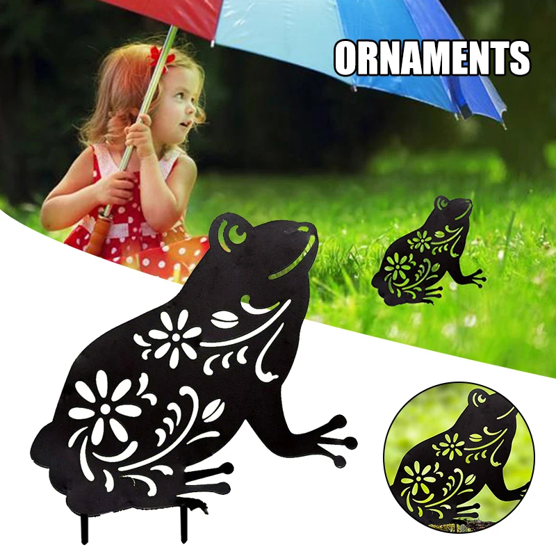 

Garden Ornaments Frog Garden Inserts Garden Lawn Decoration Inserts Acrylic Material Cute and Vivid 2020ing