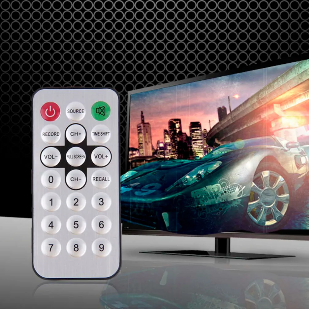 Цифровой DVB T2/T C USB 2 0 ТВ тюнер HD приемник с антенной дистанционного управления Dongle
