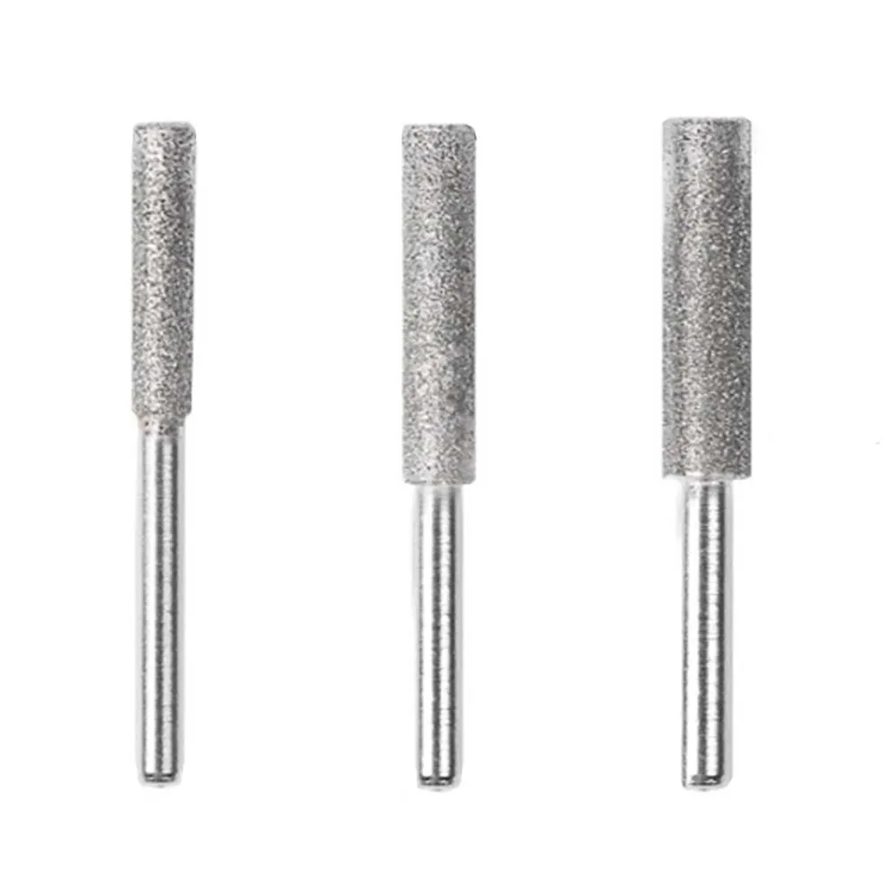 

Diamond Chainsaw Grinding Head 3pcs/Kit Polishing Sharpener Burr File Chain Saw Carving Grinding Tools For Chain Saw Sharpening