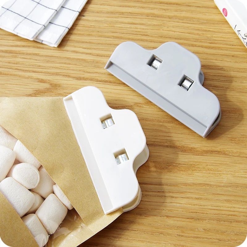 Большие зажимы для пакетиков с чипами пищевые пластиковые сверхпрочные