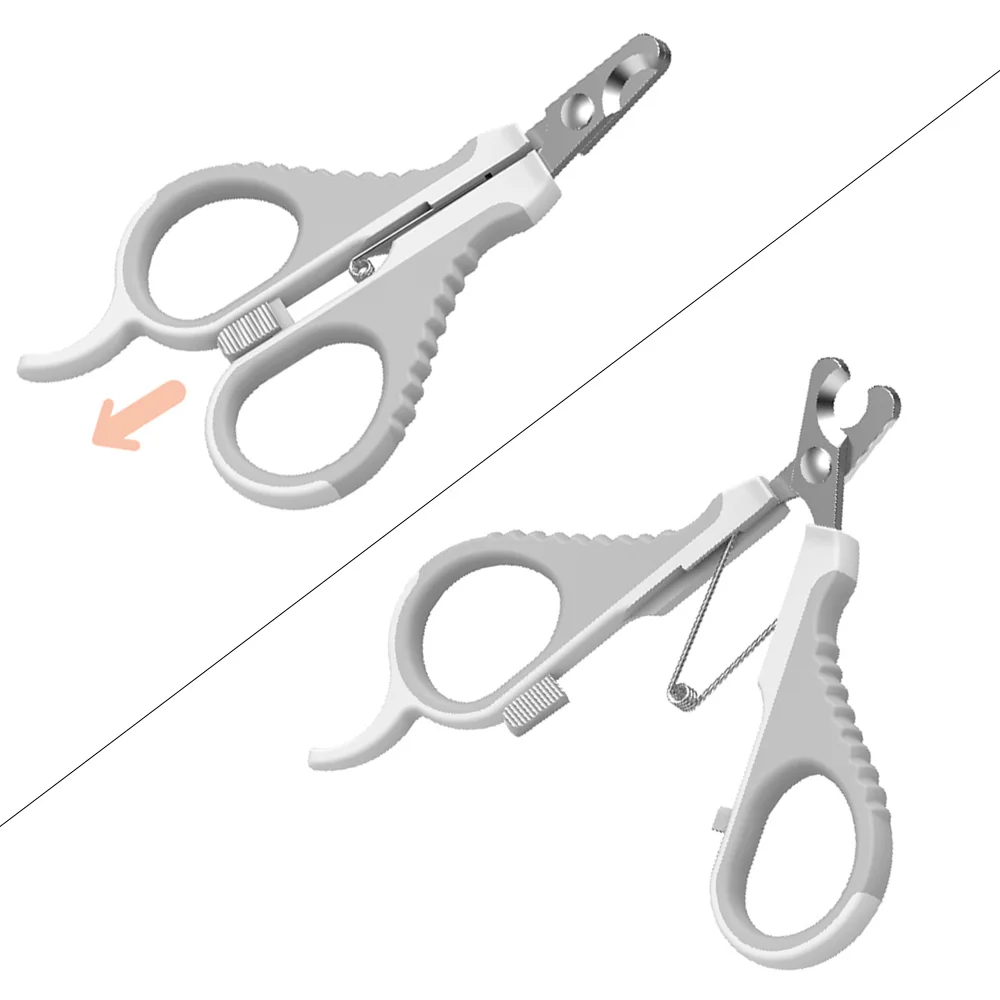 

Pet Oblique Nail Clippers for Cats Stainless Steel Grooming Nail Scissors With Lock