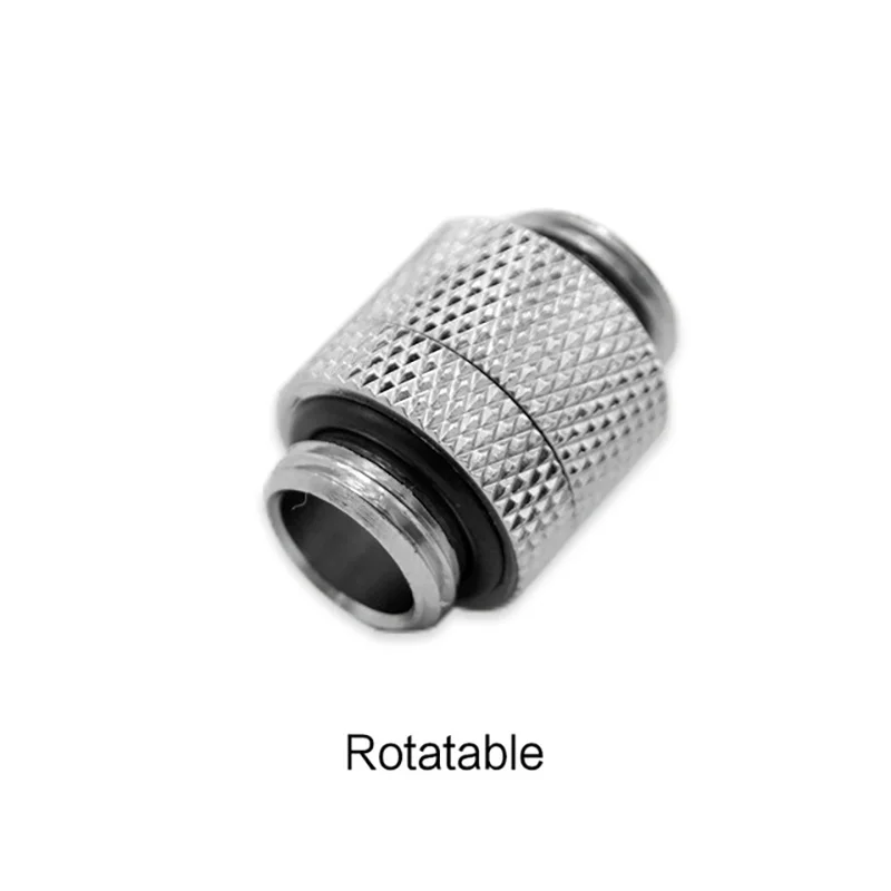 Водяное охлаждение с поворотом на 360 градусов двойной удлинитель G1/4 фитинги