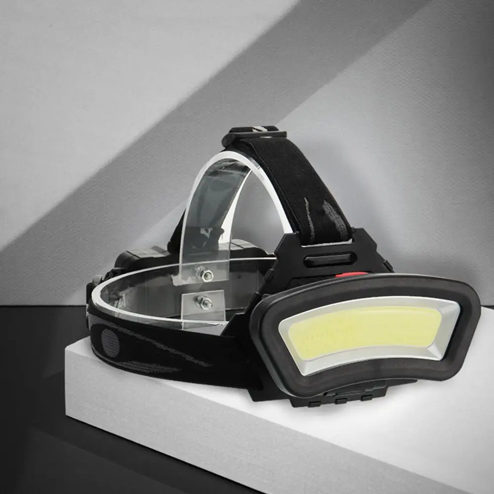 

LED Rechargeable COB Headlamp 4 Modes Zoomable Outdoor Fishing Riding Headlight Lamp Scooter Accessories Fog Lights Headlight