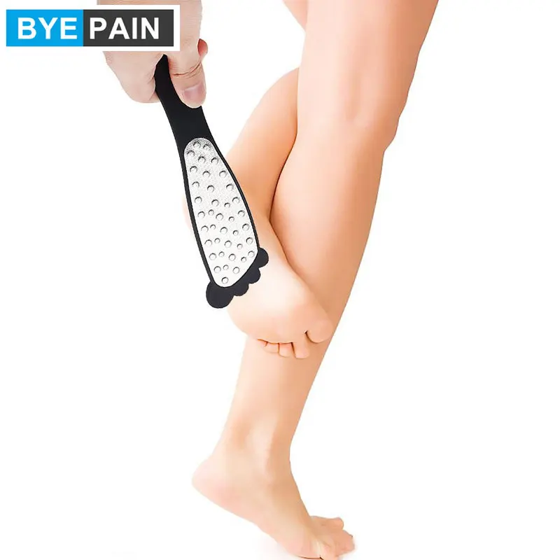 

1Pcs BYEPAIN Double Side Heel Care Stainless Steel Double Side Callus Remover Heel Reusable Feet Hard Skin Removal