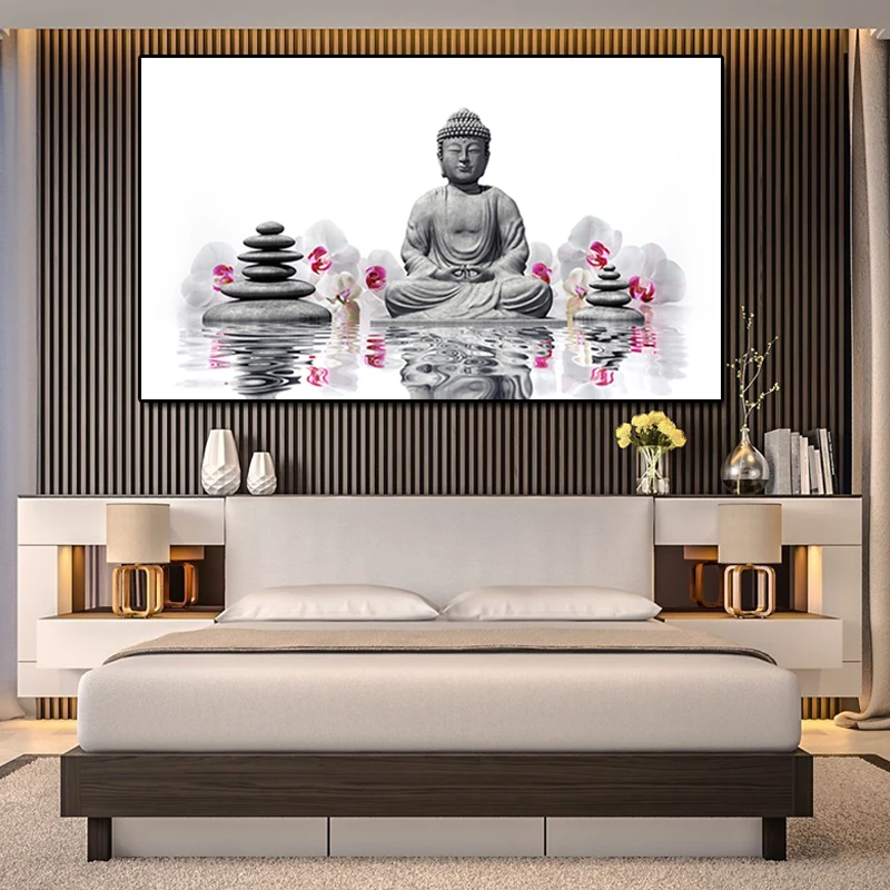 Canvas painting wall art Shakyamuni Buddha Paintings living room decoration pictures Modern Home Decor Art Posters Cuadros | Дом и сад