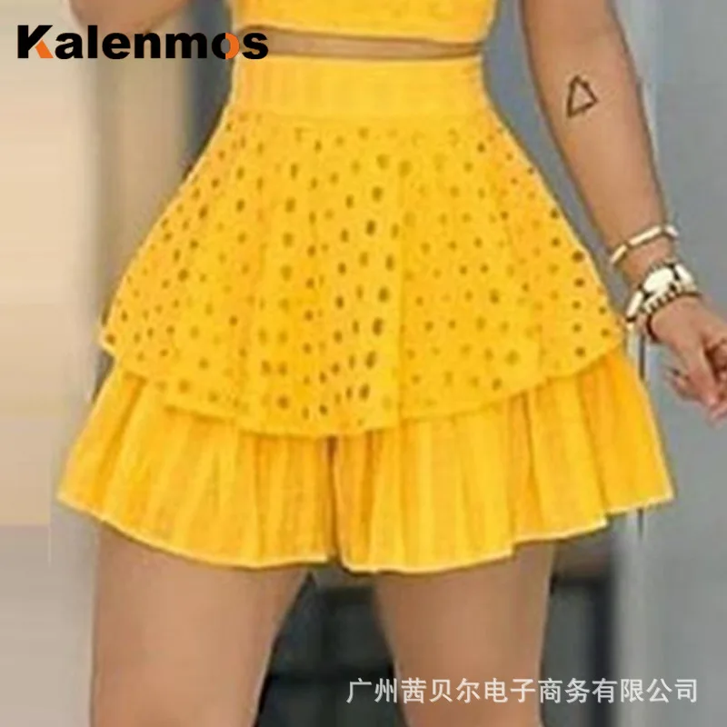 

Two Piece Set Women Crop Tops High Waist Shorts Suit Club Sexy Wide Leg Short Pants Sexy Vacation Spring Summer Streetwear