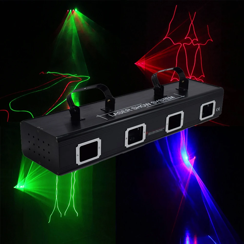 RG RGB RGBY светодиодный лазерный светильник для диджея дискотевечерние НКИ ночного