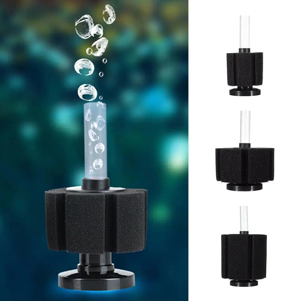 Аквариумный биохимический фильтр с губкой для аквариума воздушный насос