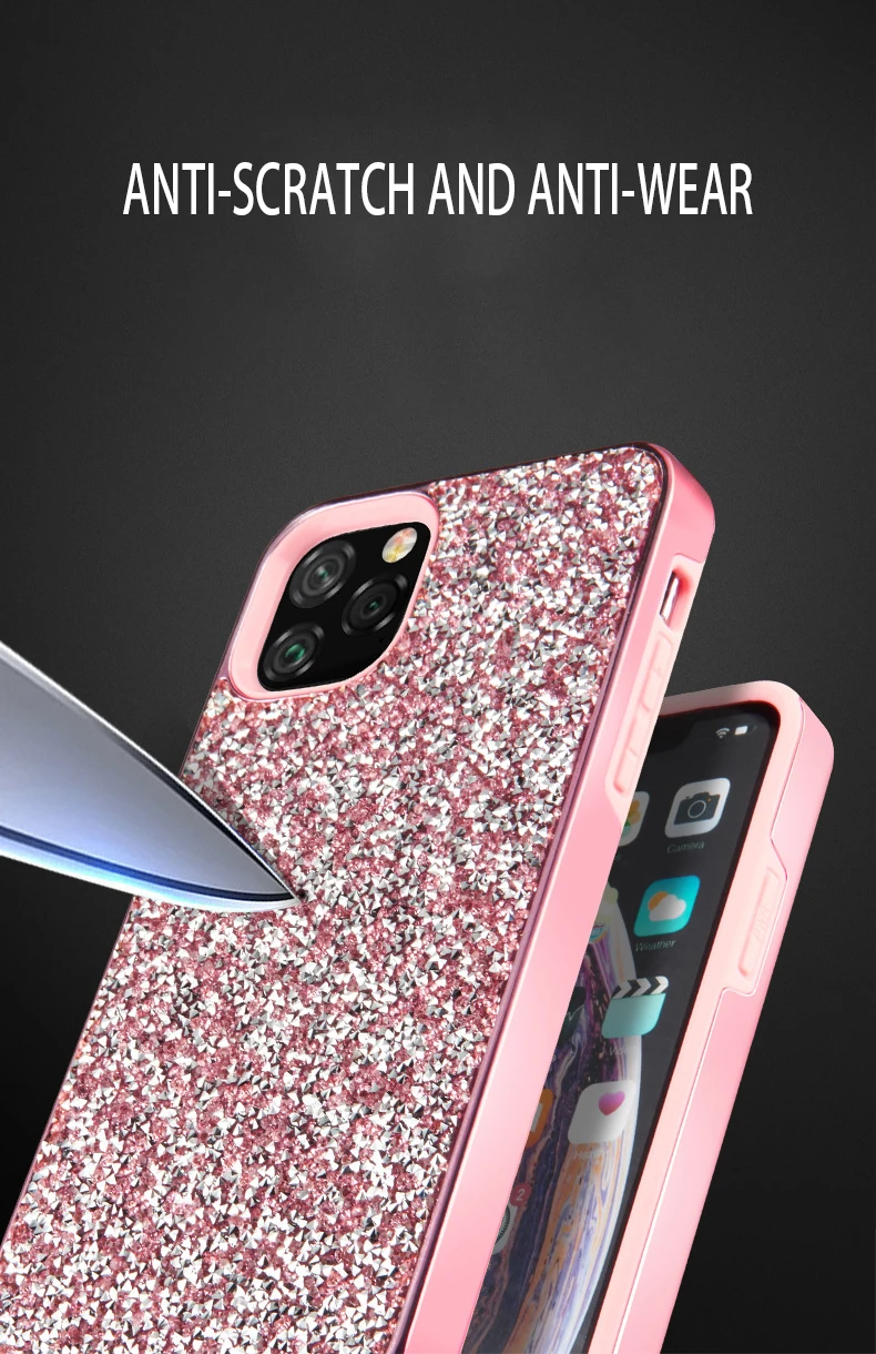 Oincase iphone XS Max XR Роскошный чехол из ТПУ со стразами для X 7 8 9 6 6S Plus 11 Pro |