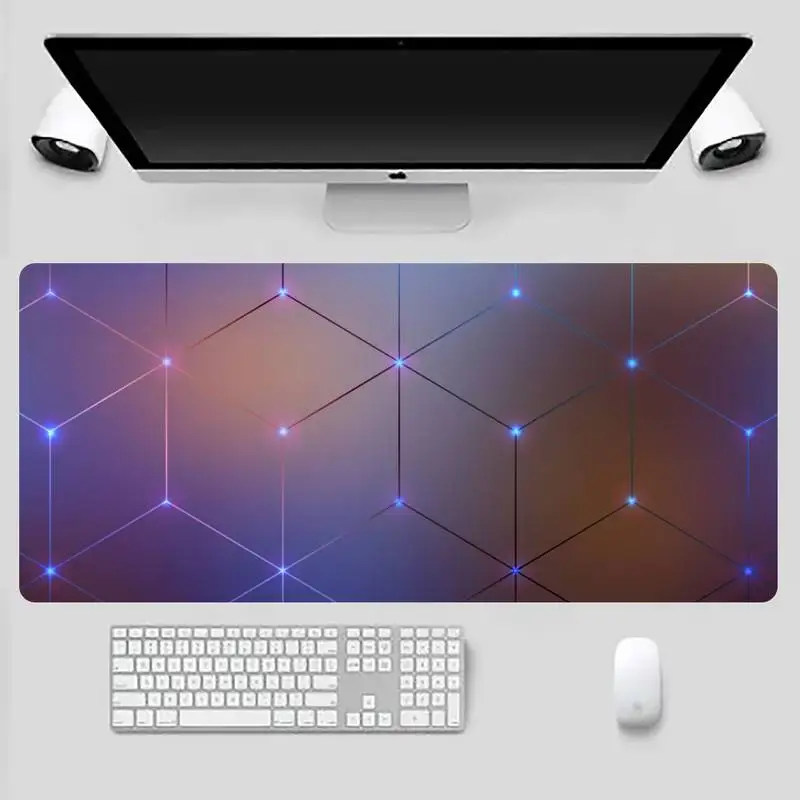 

Geometry Comfort Mouse Mat Gaming Mousepad Game Office Work Mouse Mat pad X XL Non-slip Laptop Cushion mouse pad