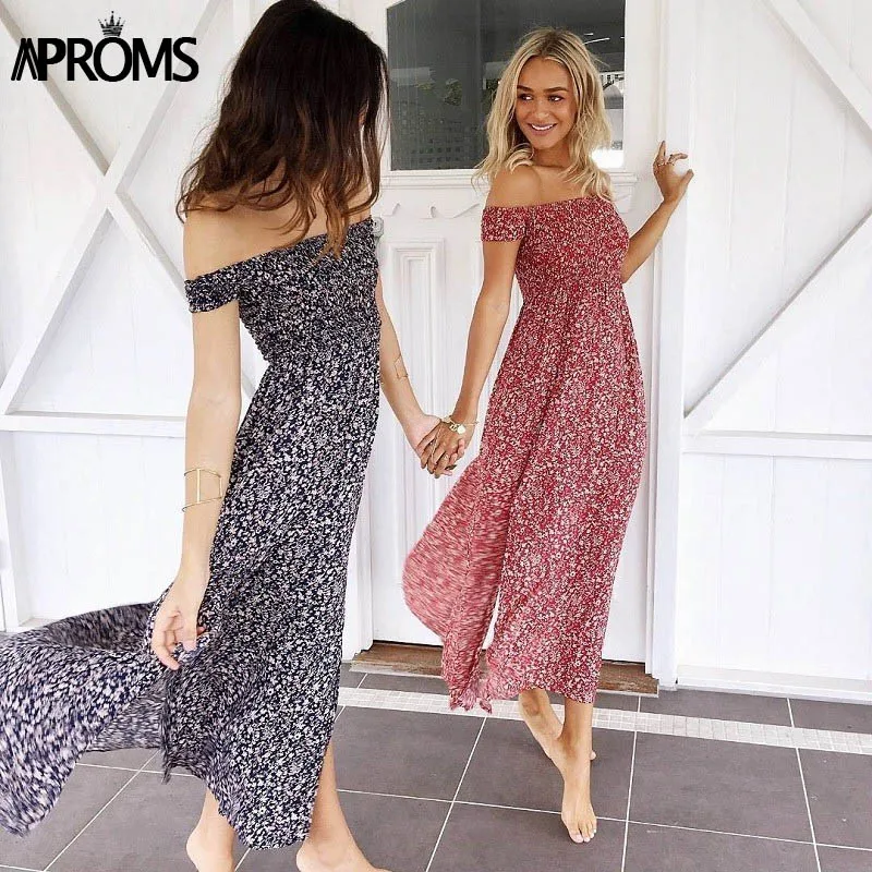Aproms/милое Плиссированное Тюлевое Платье туника макси красное пляжное платье с