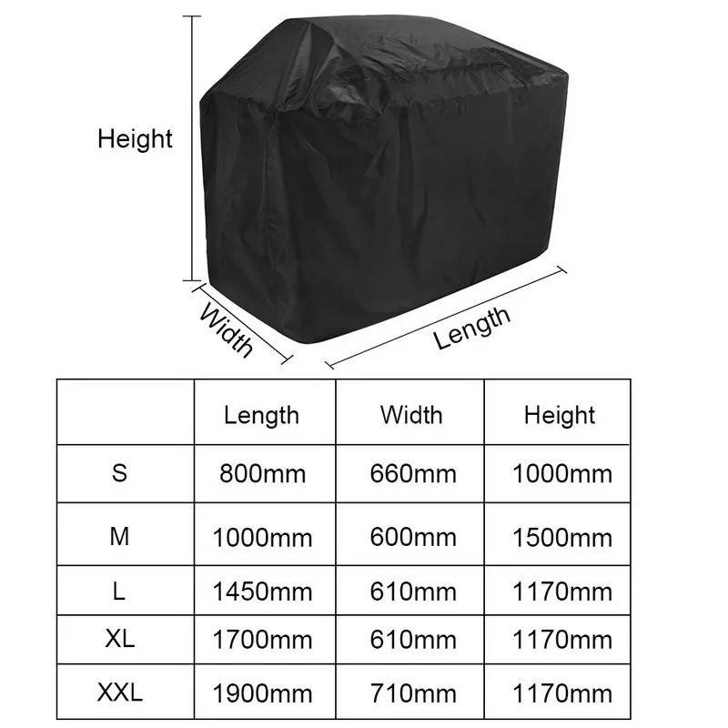 

Webb Barbecue Grill Outdoor Dust Net Oxford Waterproof And Rainproof Outdoor Barbecue Grill Round Barbecue BBQ Cover