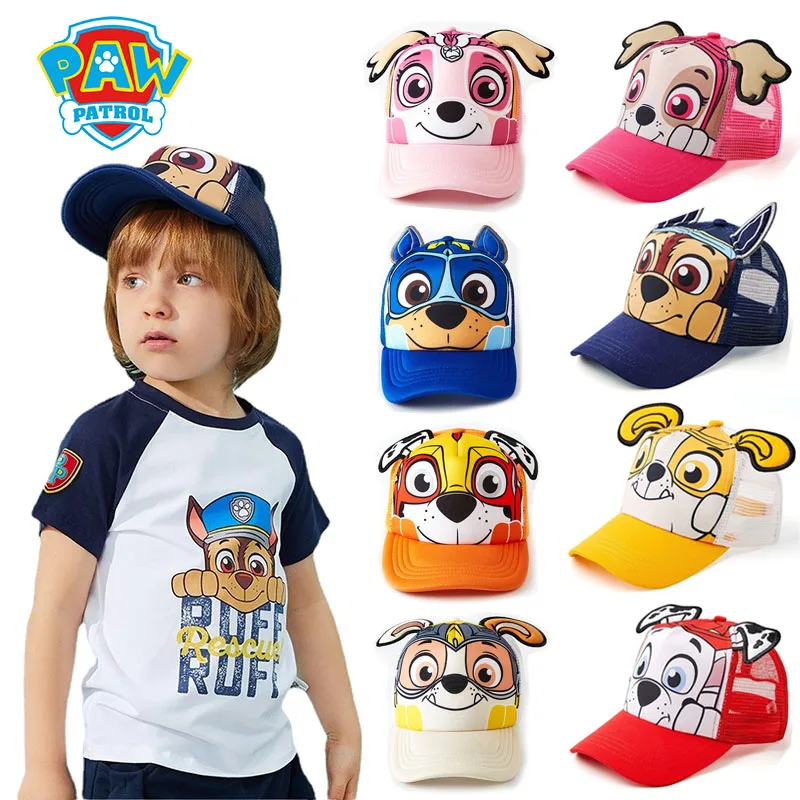 Бейсболка детская из сетчатой ткани с принтом Щенячий патруль | Аксессуары для