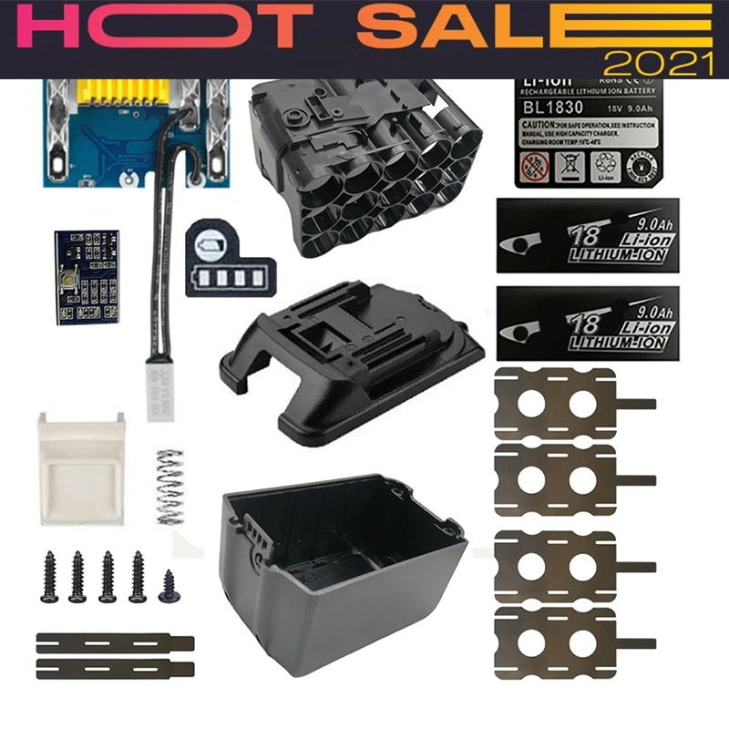 Чехол для аккумулятора Bl1890 защитная печатная плата зарядки Makita 18 в 9 0 Ач 6