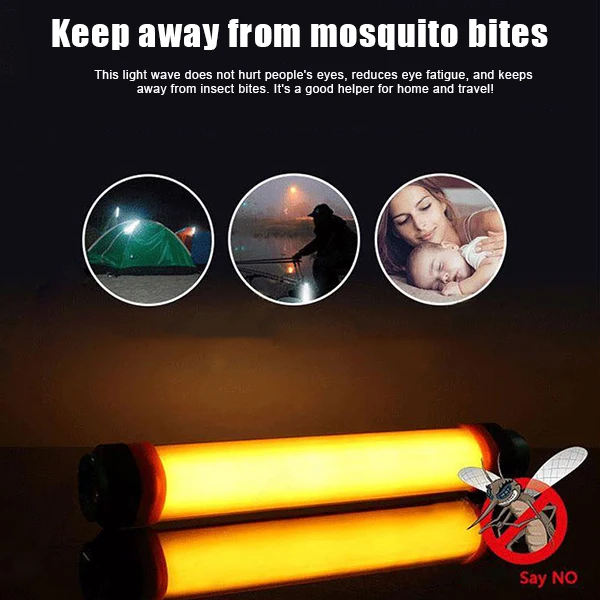 

2020 Portable Waterproof Lights Outdoor USB Rechargeable LED Lamp for Camping Hiking X85