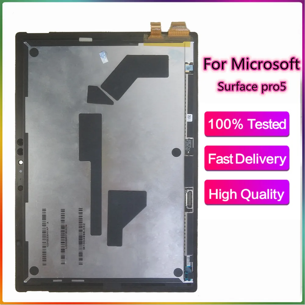 ЖК дисплей с сенсорным экраном и дигитайзером в сборе для Microsoft surface pro5 pro 5 Model 1796