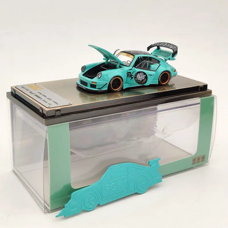 

PGM 1:64 For P~sche 930 RWB Rauh Welt Begriff Regular Version Diecast Model Limited Edition Collection Toys