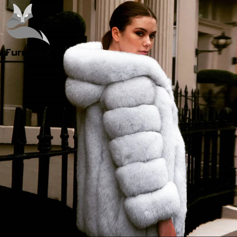 Женская шуба из 2019 натурального меха модная Толстая короткая Роскошная Шуба