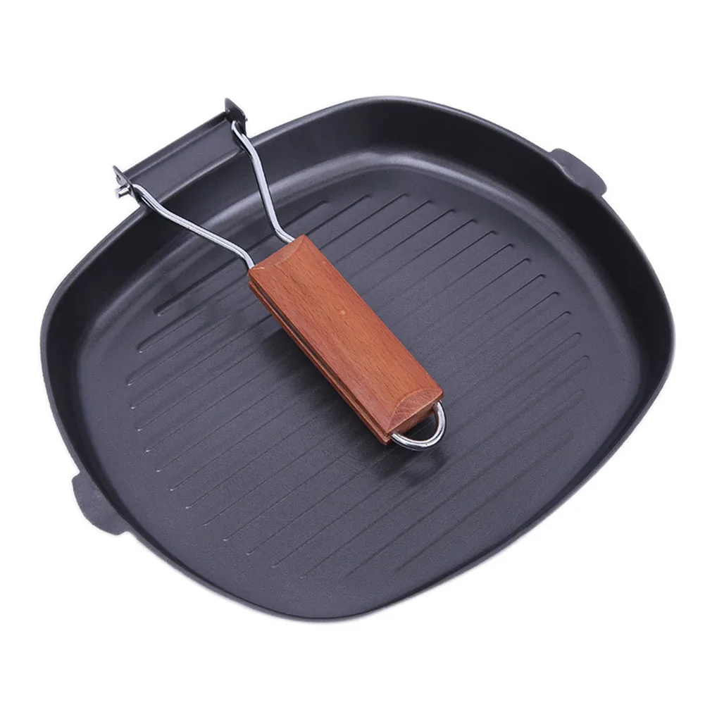 20/24 см железная сковорода для стейка барбекю антипригарная легко чистится