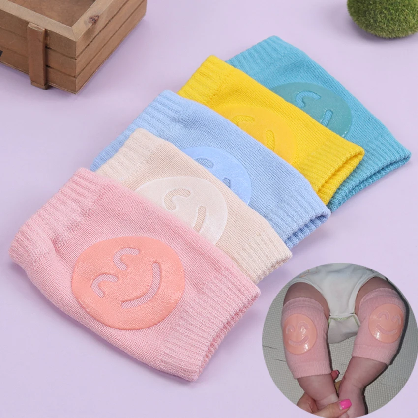 Rodillera Universal para beb&eacute;s, almohadilla para codo de gatear, calentador de piernas y rodillas, Protector de soporte, para las cuatro estaciones, 1 par-0