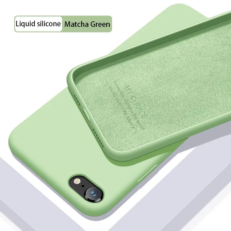 Bumper Housing Protect Case Liquid silicone case For iphone 6 6S 6PLUS 6SPLUS 7 7PLUS 8PLUS XR XS MAX Non-slip Frosted |