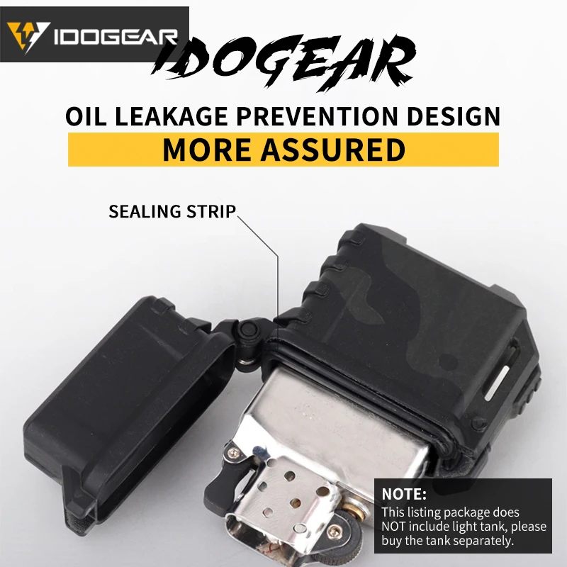 Корпус масляной зажигалки IDOGEAR для внутреннего резервуара Zippo защита от падения