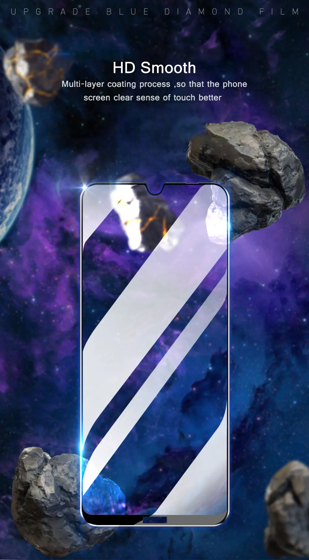 2 шт., закаленное стекло для Xiaomi Redmi Note 8 T, защита экрана 2.5D 9, полностью проклеенная изогнутая пленка для экрана Redmi Note8T 8T