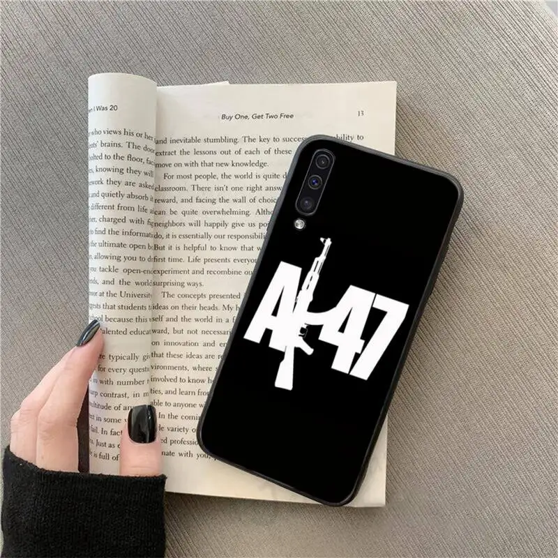 

AK47 Gun design pattern high quality Phone Case For Samsung galaxy S 9 10 20 A 10 21 30 31 40 50 51 71 s note 20 j 4 2018 plus