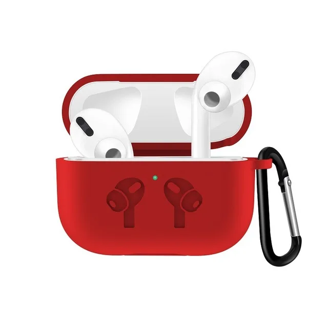 Мягкий силиконовый чехол для Apple Airpods Pro 3 сумка Air Pods 2019 Чехол Поддержка