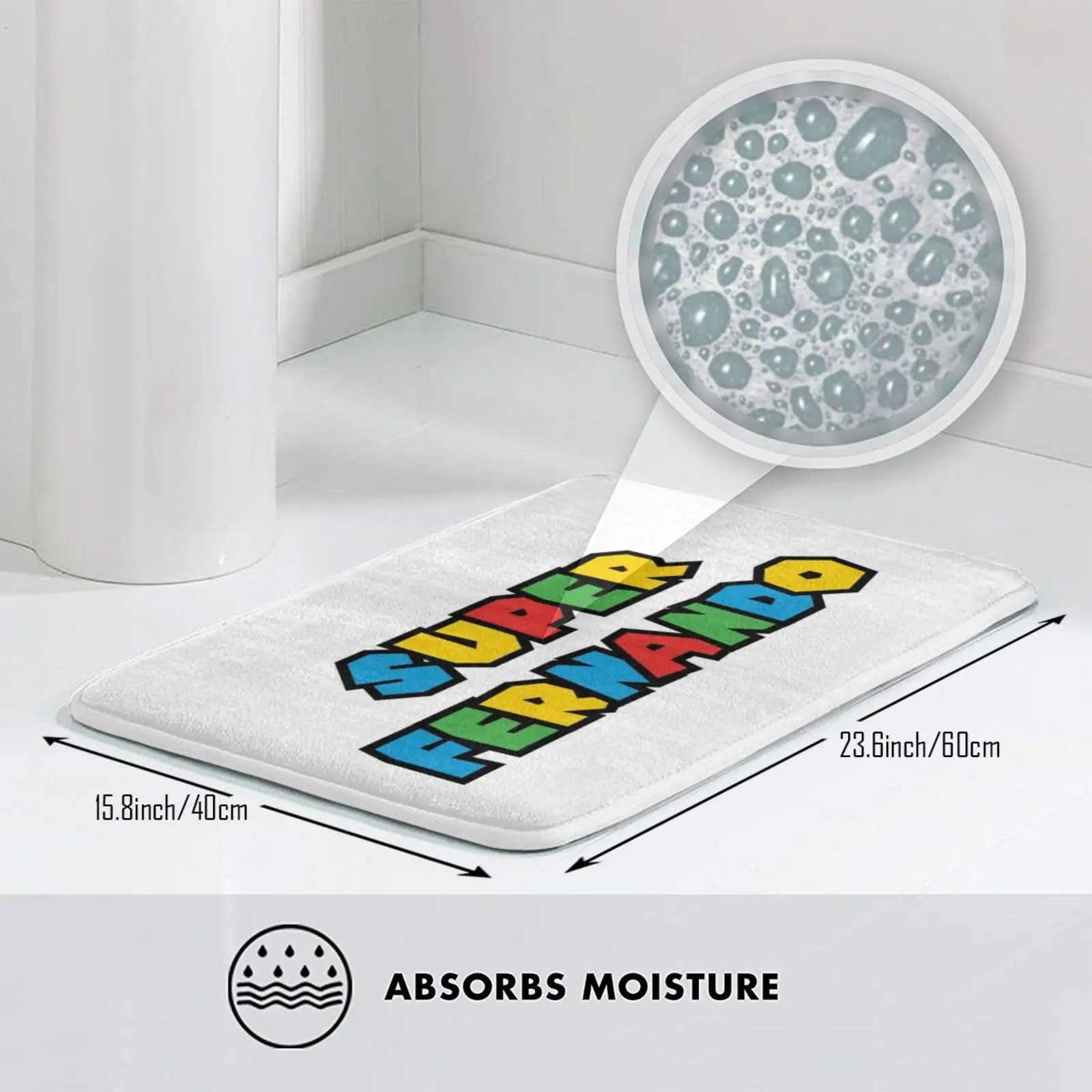 Супер Фернандо искусственный коврик мягкая подушка персонализированное имя