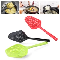 1pcs scoop colander pasta dumplings vegetable beans filter household spicy hot pot spoon french fries strainer kitchen tools