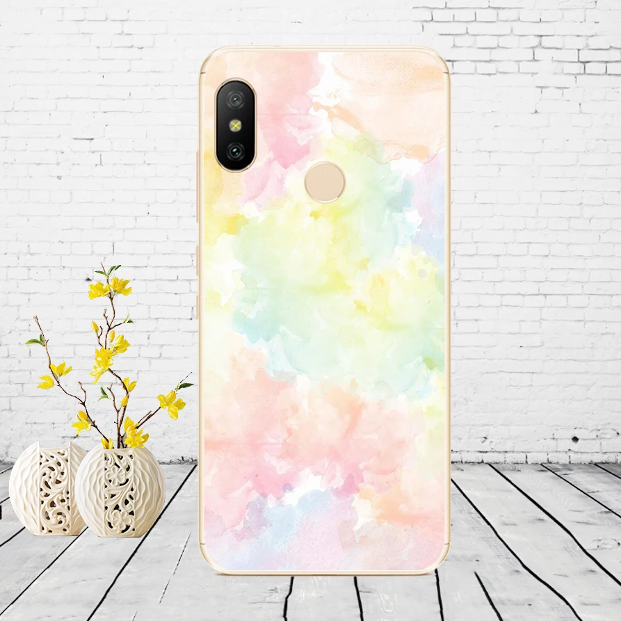 K39 Силиконовый чехол для Xiaomi mi A2 LITE, чехол с полной защитой, мягкая задняя крышка из ТПУ, чехол для телефона s для Xio mi A2 LITE, бампер - Цвет: K39