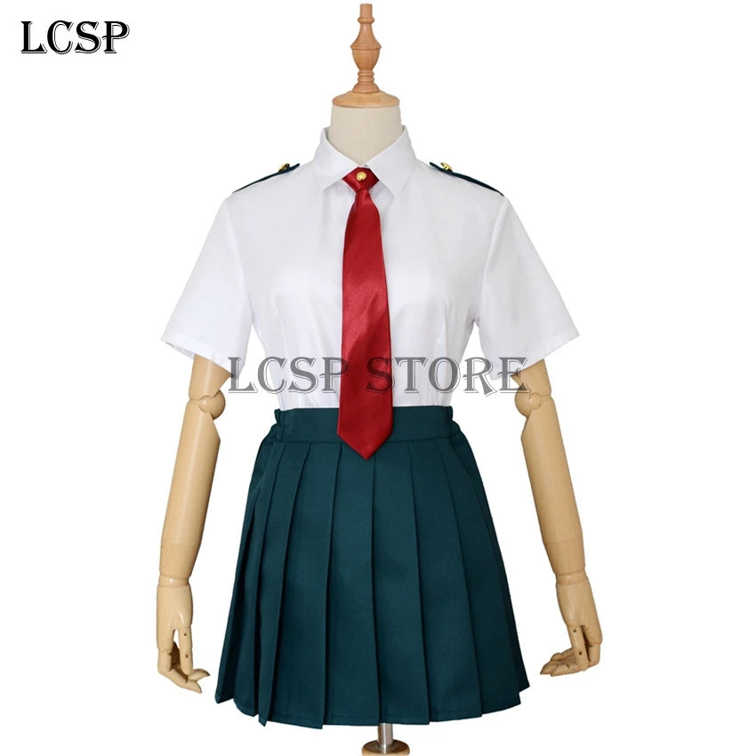 LCSP мой герой Академия Midoriya Izuku deku OCHACO URARAKA Косплей Костюм японского аниме все