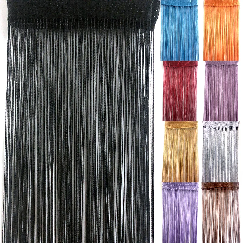 1 шт. новые панели для занавесок 200 см дверной перегородка комнаты одно слот вуаль